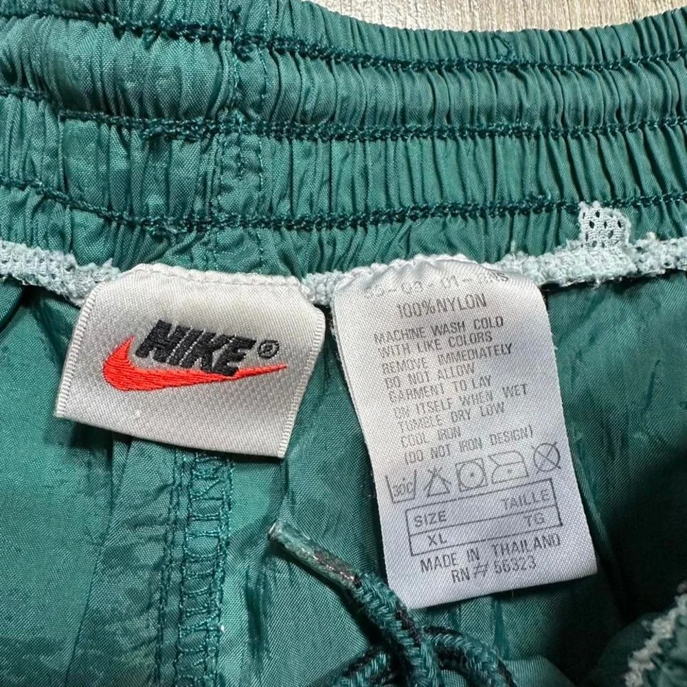 Vintage 90s Nike Nylon‎ Spellout Shorts Colorblock